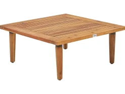 Set da giardino con tavolo 4 posti FRASCATI Modulare Legno di acacia certificato Bianco sporco