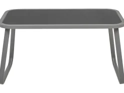 Set da giardino con tavolo 4 posti BARREA Metallo Grigio