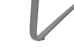 Set da giardino con tavolo 4 posti BARREA Metallo Grigio