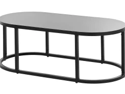 Set da giardino con tavolo 5 posti MONTEFALCO Metallo Bianco