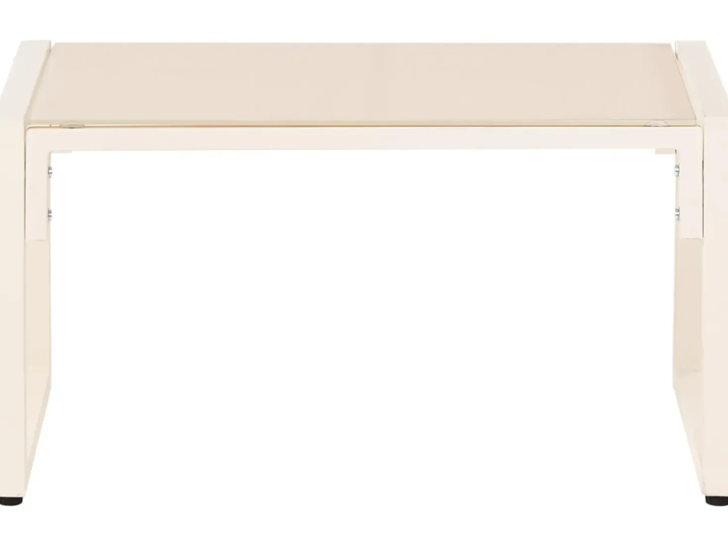 Set da giardino con tavolo 4 posti GARDA Metallo Beige