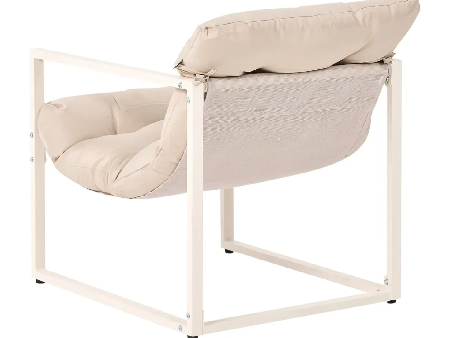 Set da giardino con tavolo 4 posti GARDA Metallo Beige
