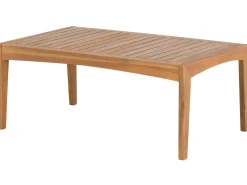 Set da giardino con tavolo 7 posti PATAJA Legno di acacia certificato Marrone chiaro
