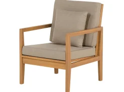 Set da giardino con tavolo 7 posti PATAJA Legno di acacia certificato Marrone chiaro