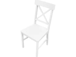 Set da pranzo BARLEE Legno di pioppo Bianco 4 posti