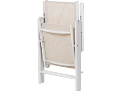Set da pranzo da giardino 6 posti CATANIA Metallo Beige