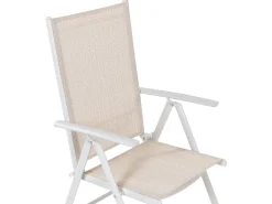 Set da pranzo da giardino 6 posti CATANIA Metallo Beige