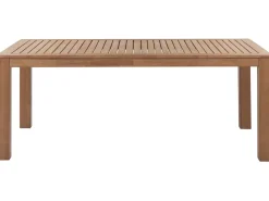 Set da pranzo da giardino con panche 6 posti MONSANO Legno d'eucalipto Marrone