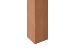 Set da pranzo da giardino con panche 6 posti MONSANO Legno d'eucalipto Marrone