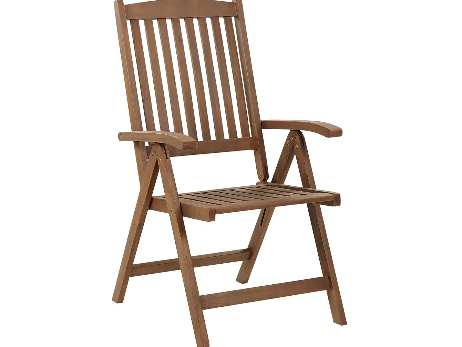 Set da pranzo da giardino 6 posti AMANTEA con Ombrellone Legno d'acacia Rosso