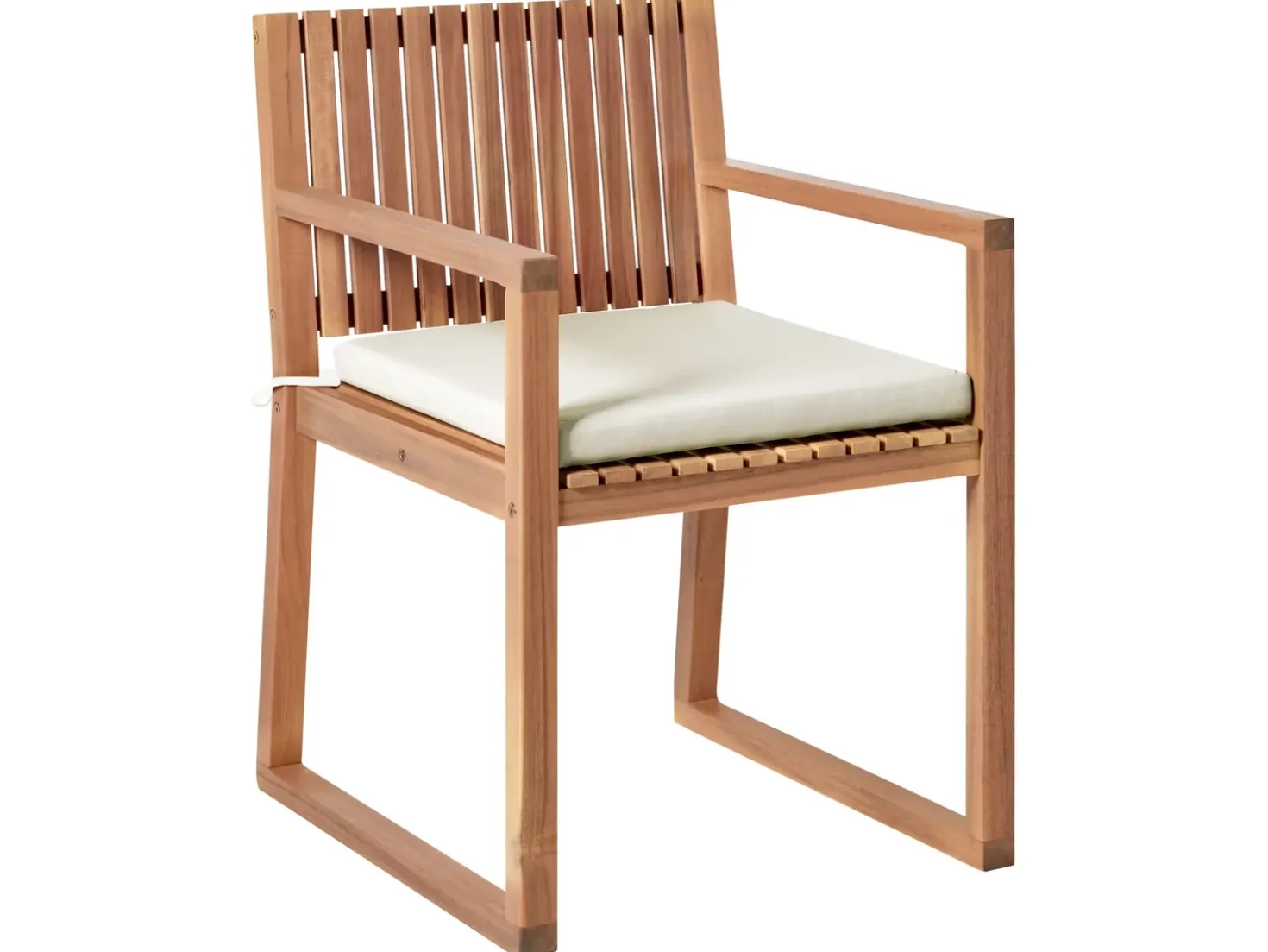 Set da pranzo da giardino 8 posti SASSARI PREMIUM con cuscini Legno di acacia certificato Tortora