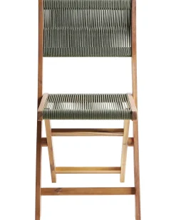 Set da pranzo da giardino 4 posti PROSSEDI Legno d'acacia Verde