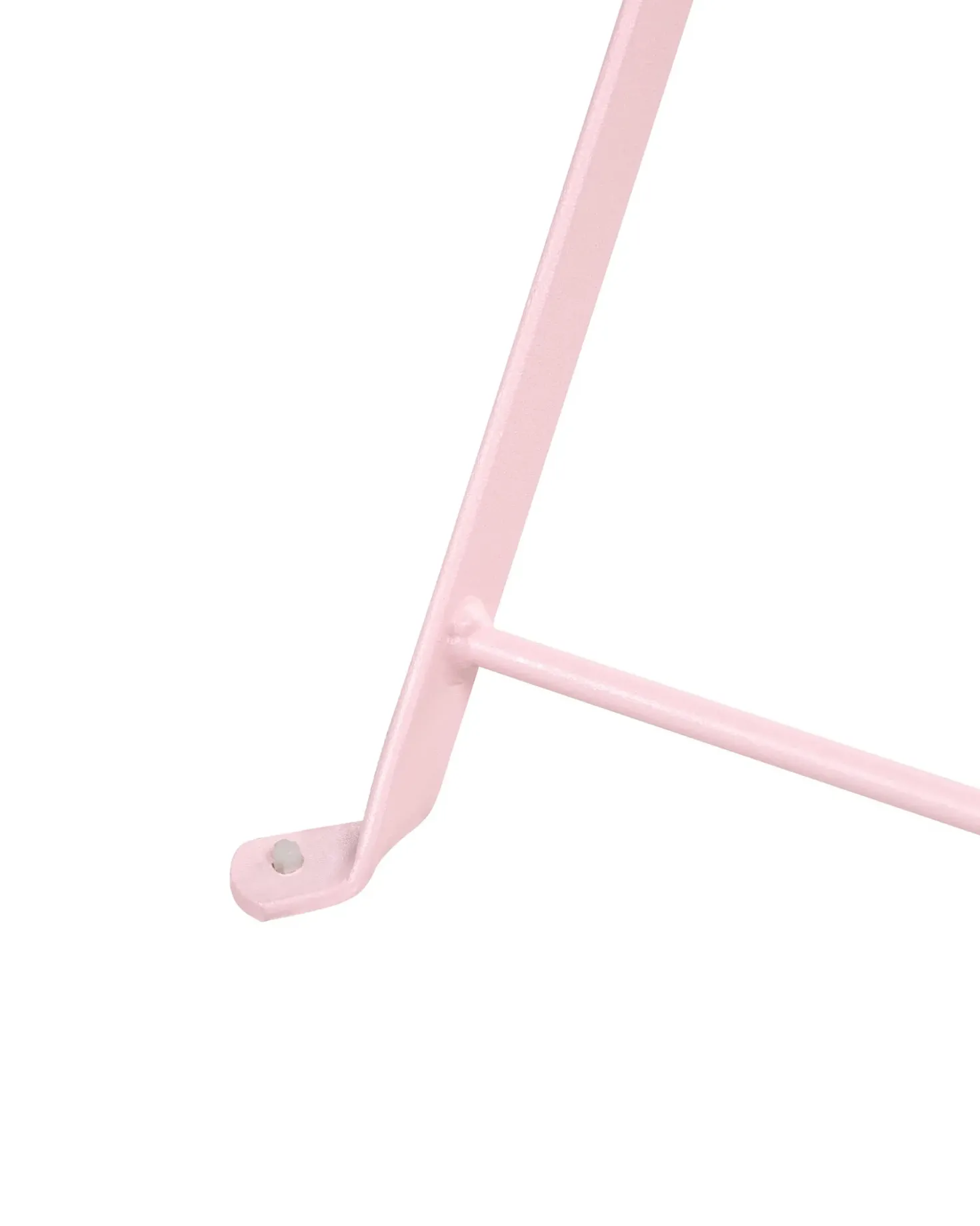 Set da pranzo da giardino 4 posti FIORI Pieghevole Metallo Rosa pastello