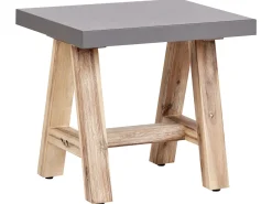 Set da pranzo da giardino con panche 8 posti TONNARE Cemento Grigio