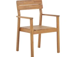 Set da pranzo da giardino 4 posti FORNELLI Legno d'acacia Marrone