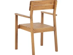 Set da pranzo da giardino 4 posti FORNELLI Legno d'acacia Marrone