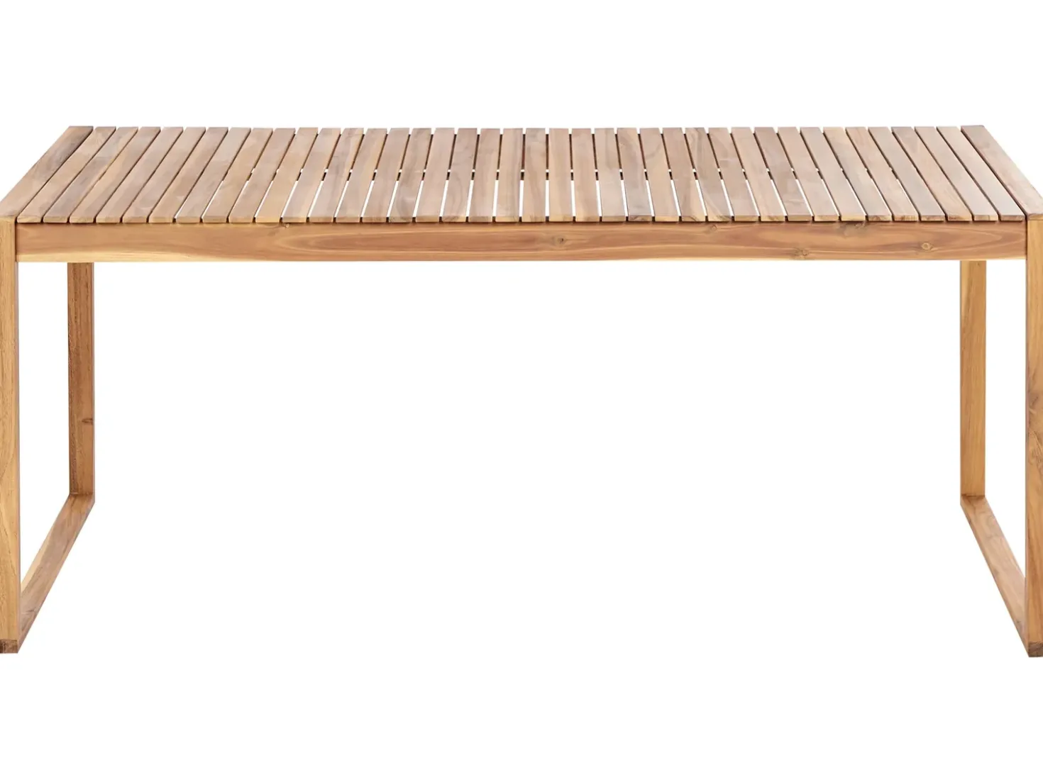 Set da pranzo da giardino 8 posti SASSARI PREMIUM con cuscini Legno di acacia certificato Beige chiaro