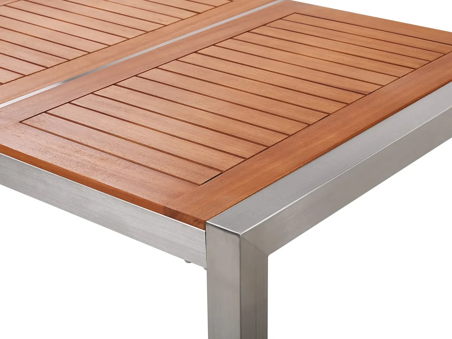 Set da pranzo da giardino 6 posti GROSSETO Legno d'eucalipto Marrone/Beige