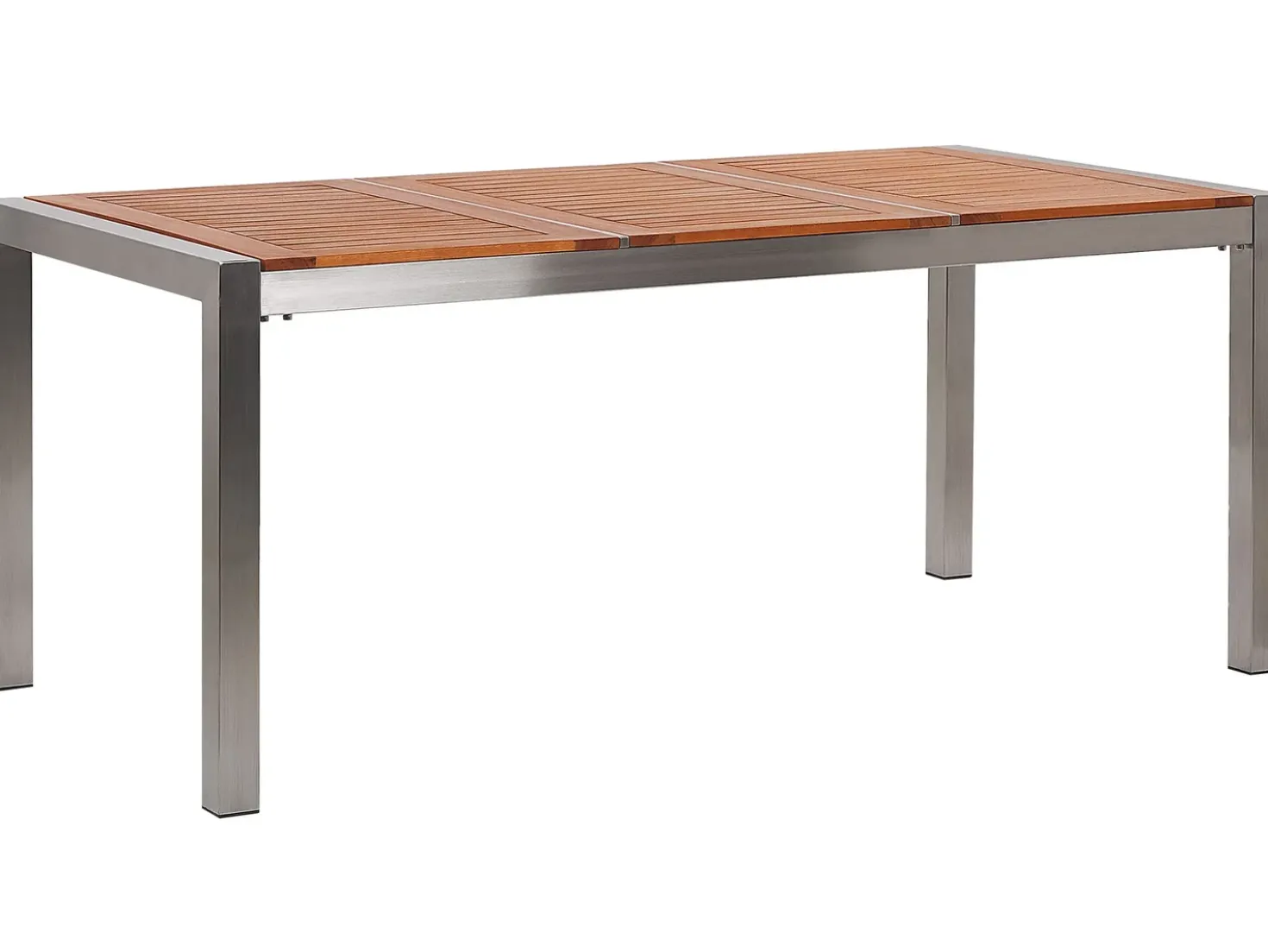 Set da pranzo da giardino 6 posti GROSSETO Legno d'eucalipto Marrone/Beige