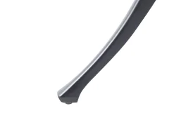 Set da pranzo da giardino 4 posti ANCONA con cuscini Metallo Nero