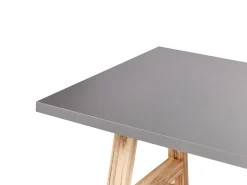 Set da pranzo da giardino con sgabelli 6 posti TONNARE Cemento Grigio