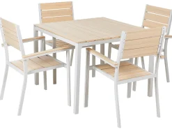 Set da pranzo da giardino 4 posti PRATO Beige
