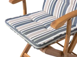 Set da pranzo da giardino 8 posti MAUI con cuscini Legno d'acacia Multicolore