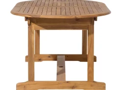 Set da pranzo da giardino 8 posti MAUI con cuscini Legno d'acacia Multicolore