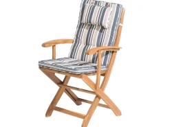Set da pranzo da giardino 8 posti MAUI con cuscini Legno d'acacia Multicolore