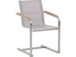 Set da pranzo da giardino 4 posti COSOLETO Vetro temperato Bianco
