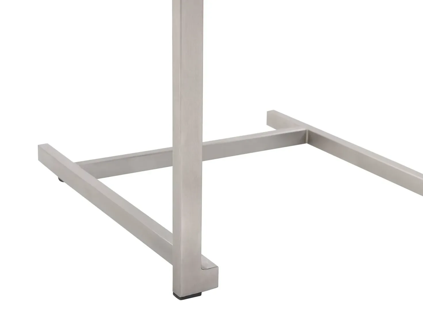 Set da pranzo da giardino 4 posti COSOLETO Vetro temperato Bianco