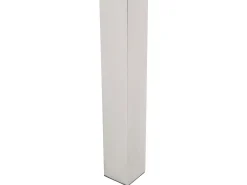 Set da pranzo da giardino 6 posti GROSSETO Piastra tripla Granito Lucido Grigio/Nero