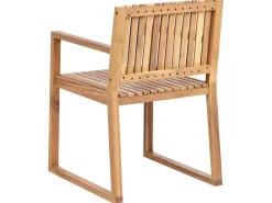 Set da pranzo da giardino 8 posti SASSARI II Legno di acacia certificato Marrone chiaro