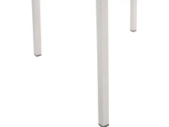 Set da pranzo da giardino 6 posti GROSSETO Piastra tripla Granito Lucido Nero/Grigio