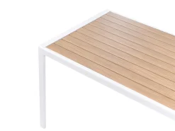 Set da pranzo da giardino 4 posti VISSO Grigio/Bianco