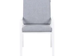 Set da pranzo da giardino 4 posti VISSO Grigio/Bianco