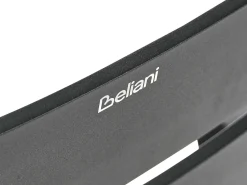 Set da pranzo da giardino 4 posti MALETTO/TAVIANO con cuscini Metallo Nero