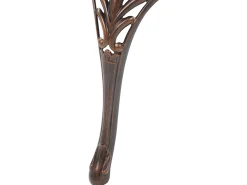 Set da pranzo da giardino 6 posti LIZZANO con cuscini Metallo Marrone scuro
