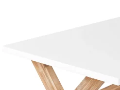 Set da pranzo da giardino 6 posti OLBIA con cuscini Beige