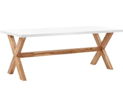 Set da pranzo da giardino 6 posti OLBIA con cuscini Beige