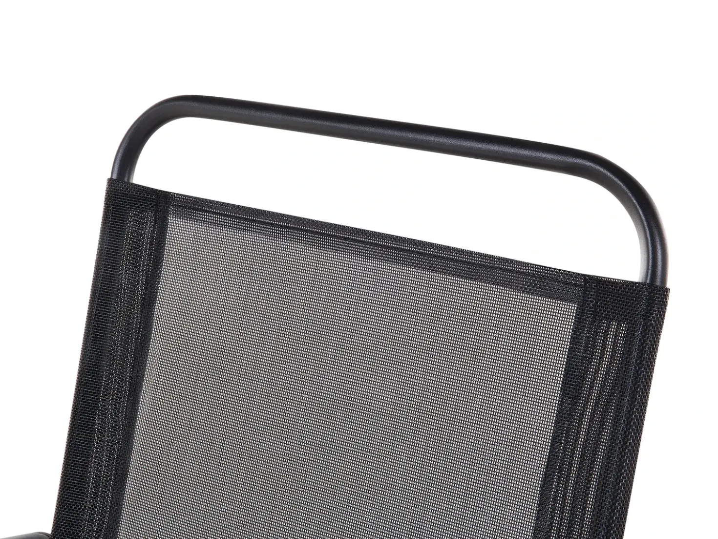Set da pranzo da giardino 6 posti LIVO Metallo Nero