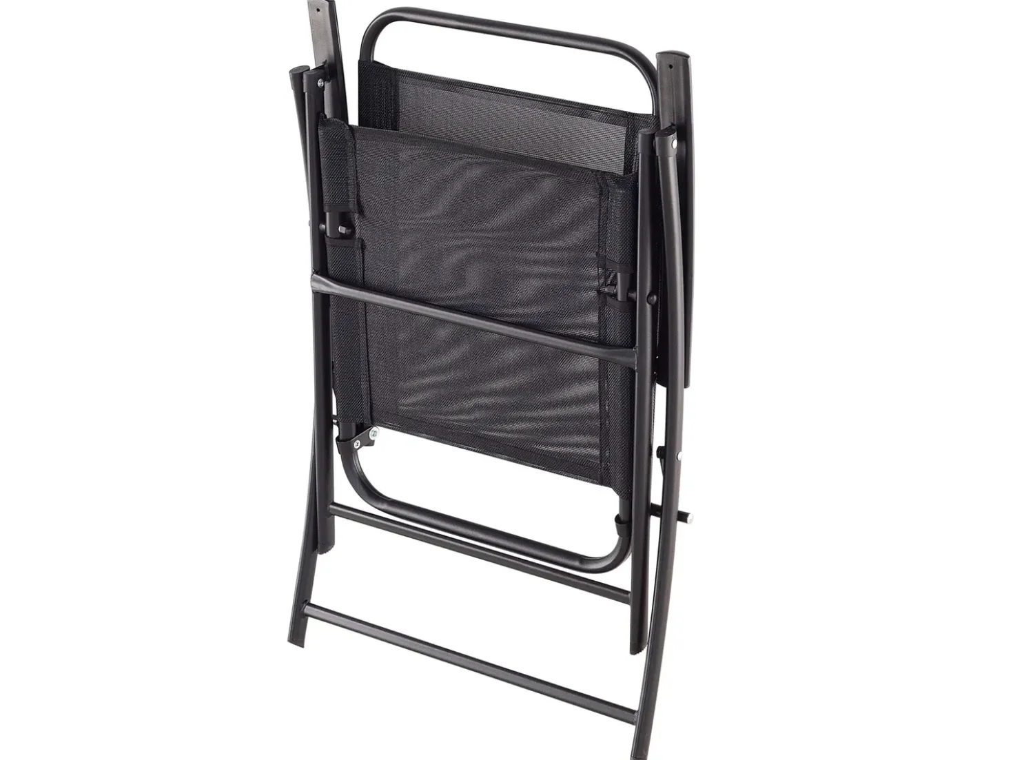 Set da pranzo da giardino 6 posti LIVO Metallo Nero