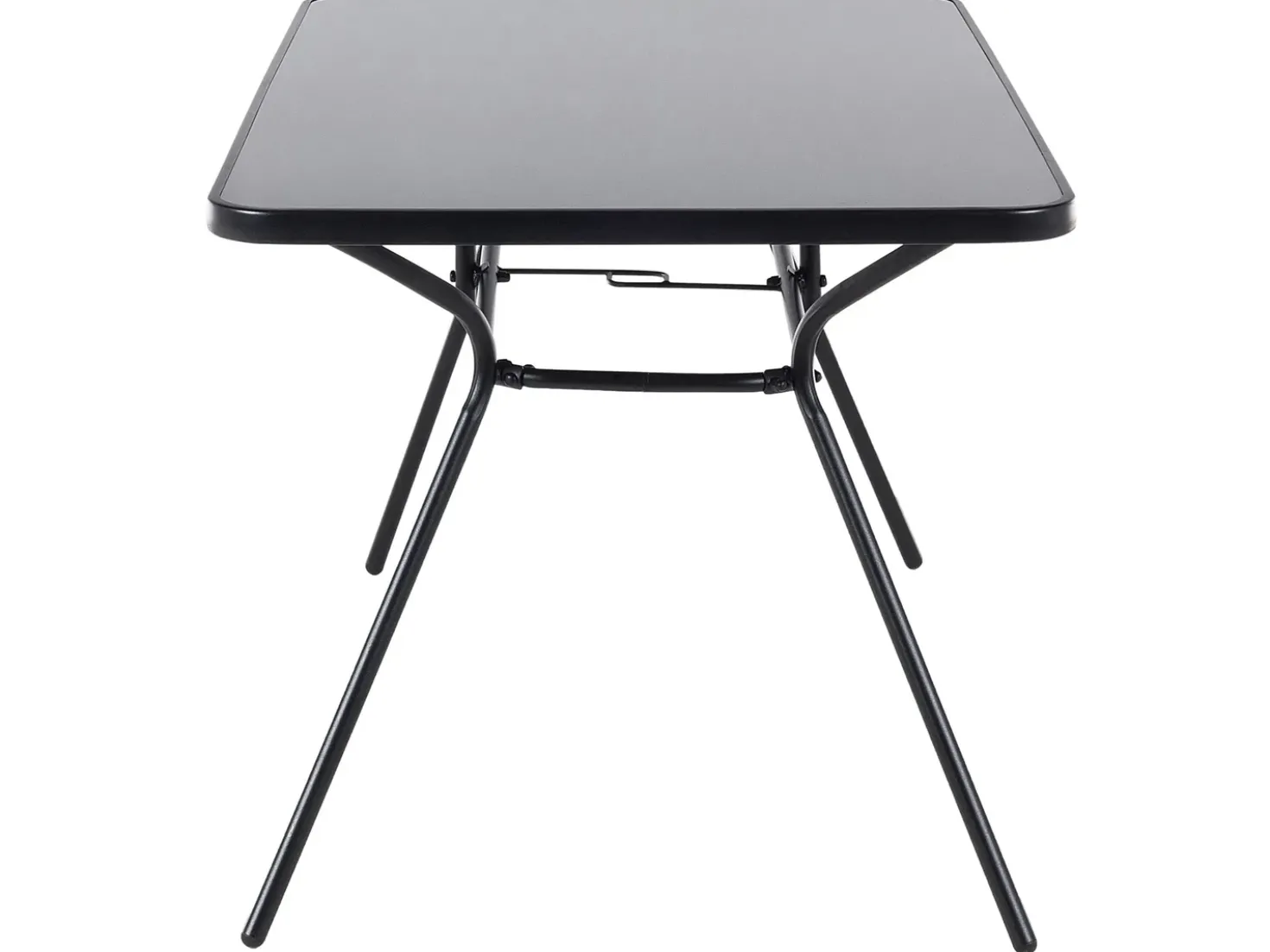 Set da pranzo da giardino 6 posti LIVO Metallo Nero