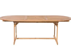 Set da pranzo da giardino 8 posti MAUI con cuscini Legno d'acacia Bianco sporco