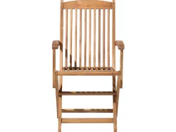 Set da pranzo da giardino 8 posti MAUI con cuscini Legno d'acacia Bianco sporco