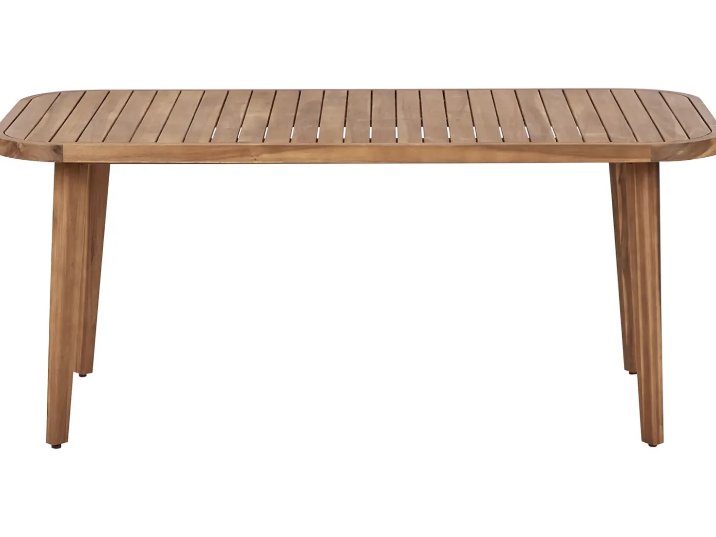 Set da pranzo da giardino 6 posti PARAGGI Legno di acacia certificato Naturale