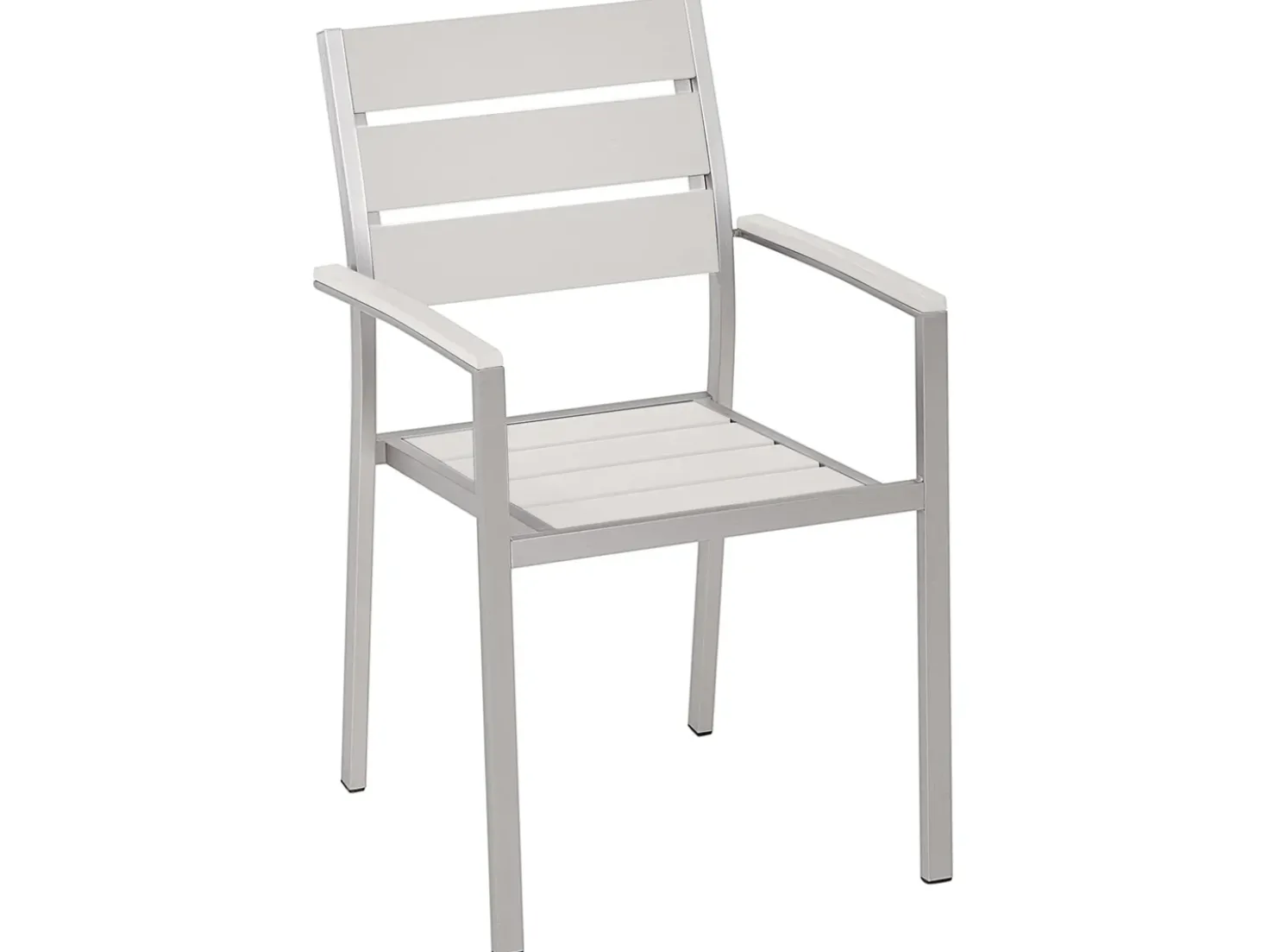 Set da pranzo da giardino 6 posti VERNIO Bianco