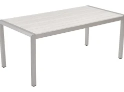 Set da pranzo da giardino 6 posti VERNIO Bianco