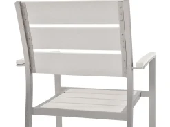 Set da pranzo da giardino 6 posti VERNIO Bianco