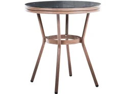 Set da pranzo da giardino 4 posti RIFREDDO Rattan sintetico (PE) Grigio